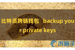 比特派跨链钱包 backup your private keys