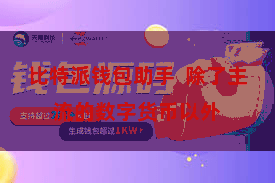 比特派钱包助手  除了主流的数字货币以外