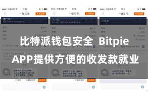 比特派钱包安全 Bitpie APP提供方便的收发款就业