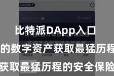 比特派DApp入口 确保用户的数字资产获取最猛历程的安全保险